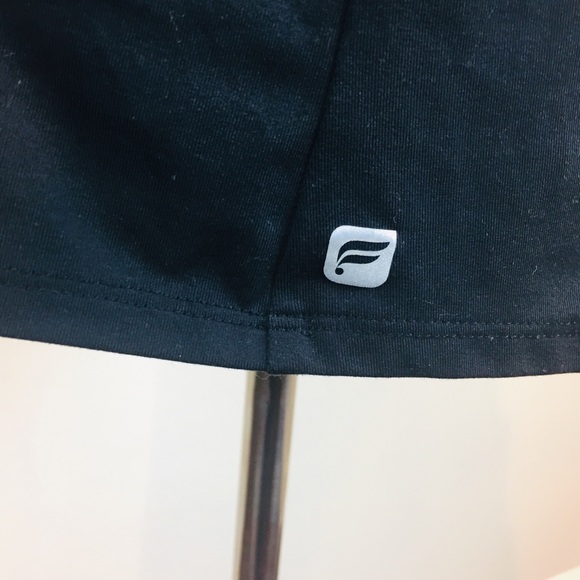 FABLETICS Black Halter T Strap Ruched Yoga Tank MEDIUM Shelf Bra Stretch - Picture 5 of 7